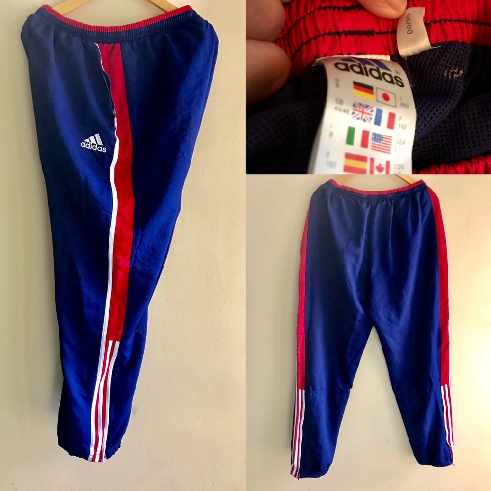 VINTAGE Adidas Track Pants: Size L (from 08/2000)
